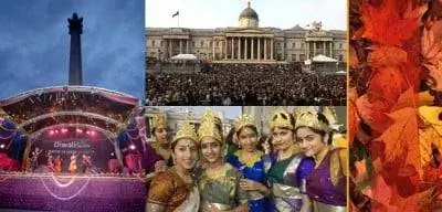 Дивали на Трафальгарской площади