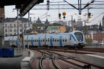 На поезде в Стокгольм