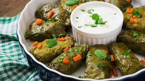 Мясные долмаде: самый распространенный вариант