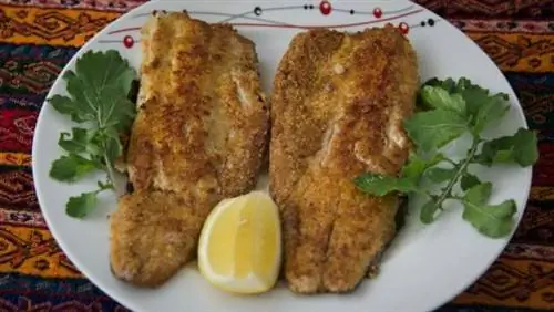 Жареная форель