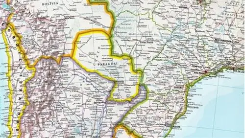 Карта Парагвая