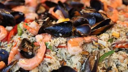Рис с морепродуктами или с морепродуктами