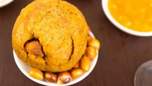 Болон с жареной кукурузой