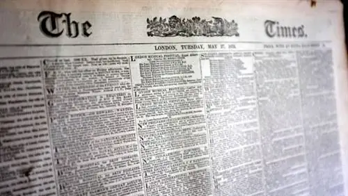 Появление первых экземпляров The Times