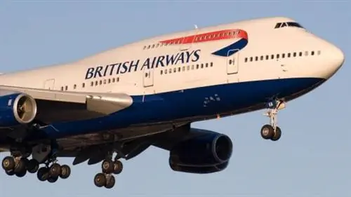 Самолет авиакомпании British Airways