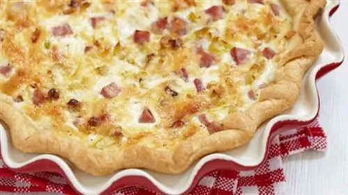 Киш-лорен, типичный для французской гастрономии.