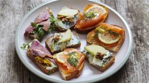 Скандинавские открытые бутерброды