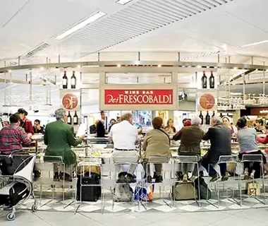 Best New BarRome: Frescobaldi Wine Bar, Rome Fiumicino Airport (FCO)