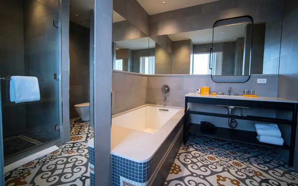 Гостинично-индиго ванной-New-York-LUXBATH0817
