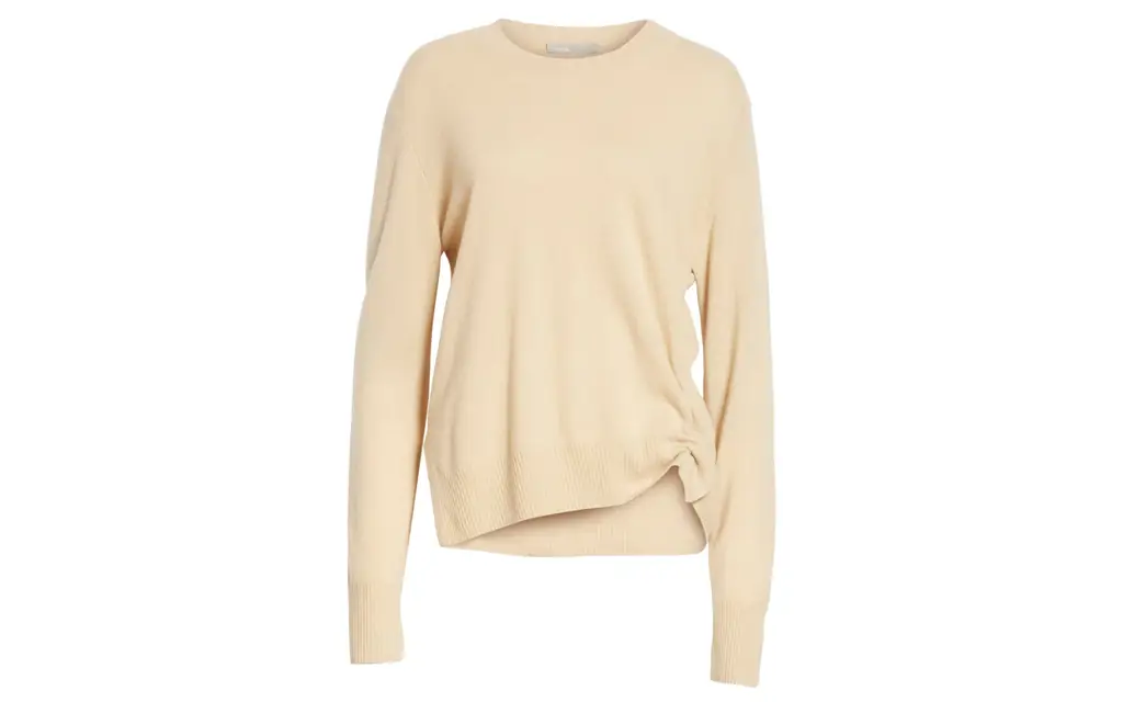 Vince-кашемир-бок-тюльпан-Crewneck-свитер-COZYSALE0918