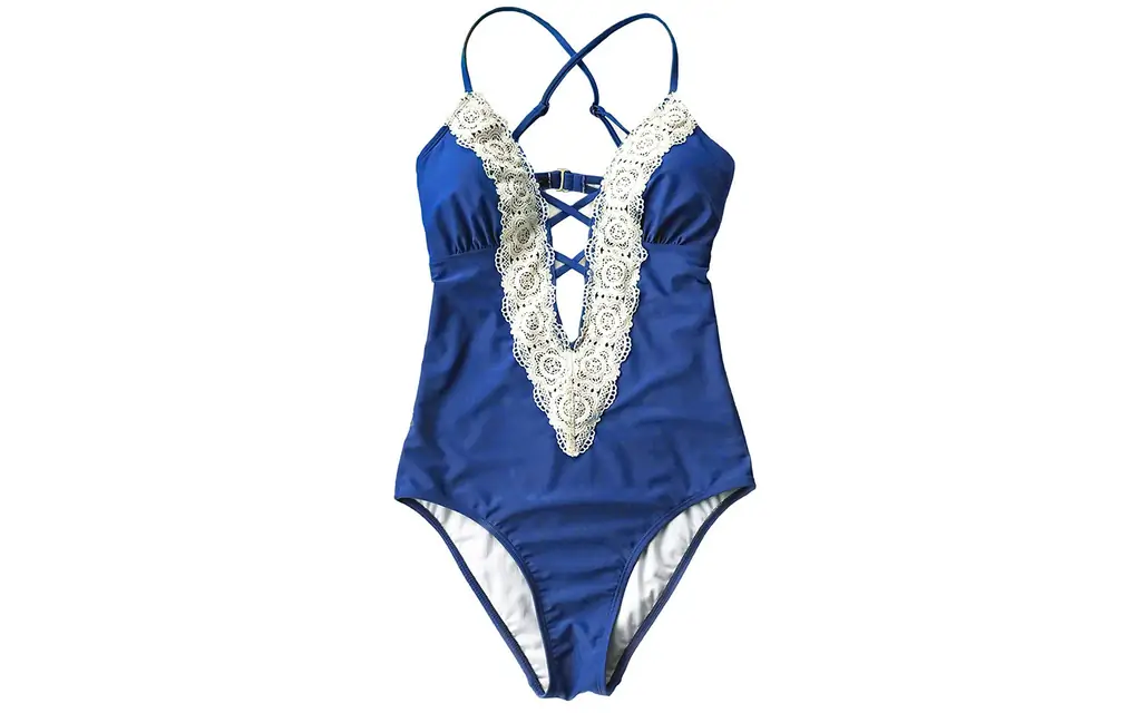 cupshe-ретро-кружево купальник-амазонка-AMAZONSWIM0319