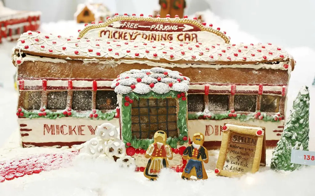 Пряник-чуда-норвегия-дом-Минесот-GINGERBREAD1216