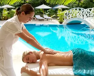 Free Massage and Champagne, Royal Hideaway Playacar, Mexico
