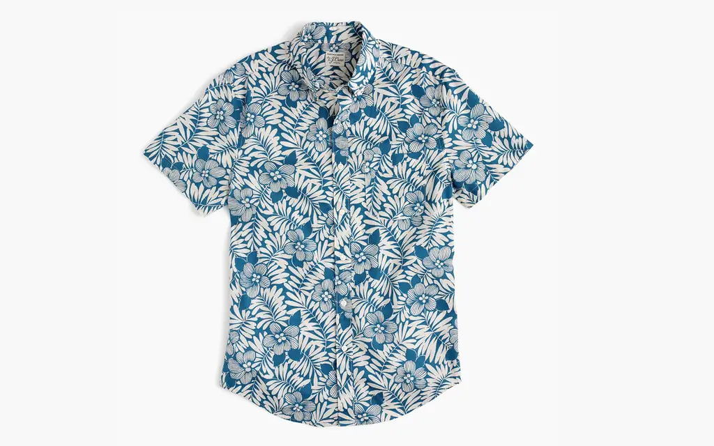 jcrew-короткий рукав отпечатанных-мужские футболки-JCREW40SALE0218