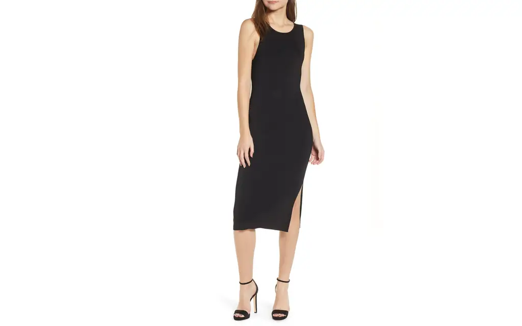 chesea28-боковой щелевой миди-бак-платье Nordstrom-NORDDRESSES0518