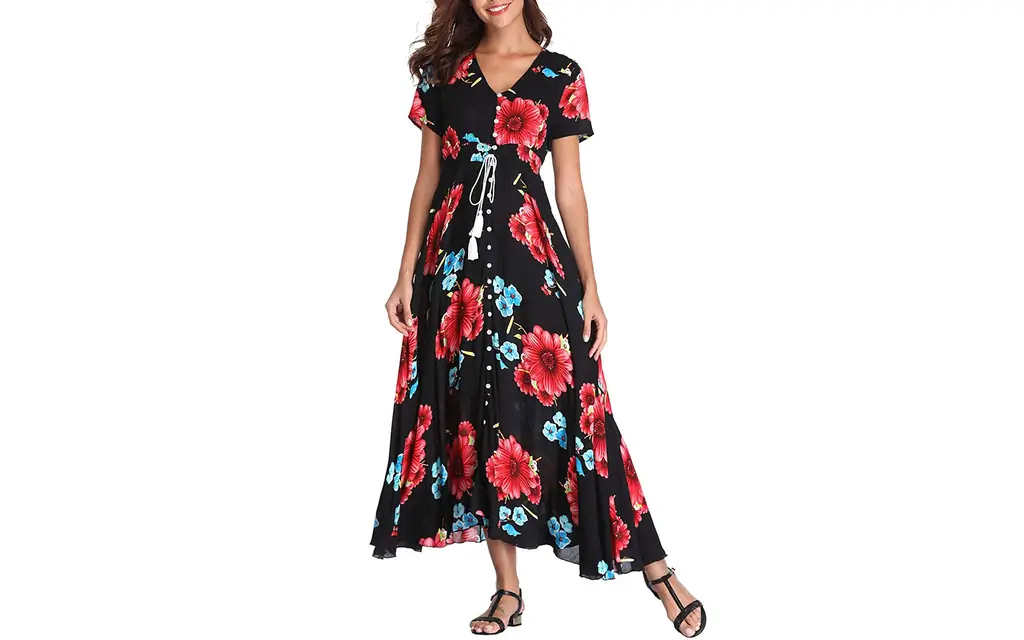 vintageclothing-Womens-цветочно-макси-платье BOHODRESS0619