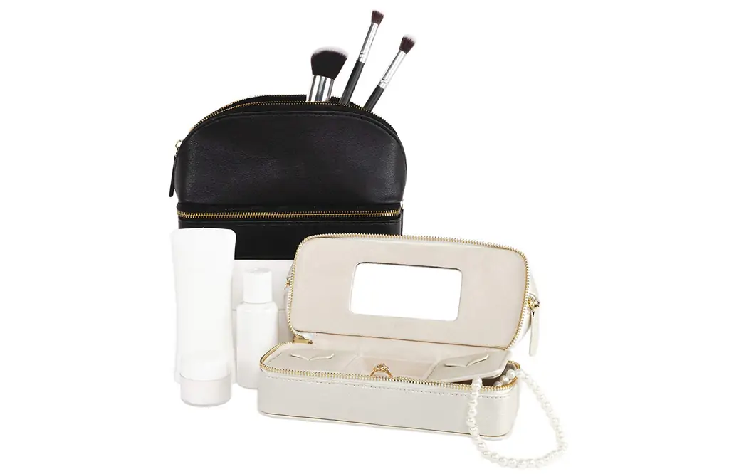 Brouk and Co. Duo Travel Organizer for Cosmetics and Jewelry