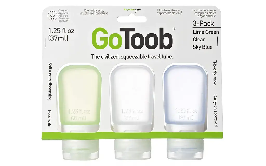 GoToob Silicone Travel Bottles