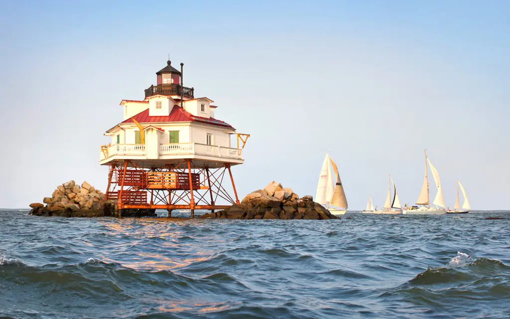 томас-точка-косяк-Мэриленд LIGHTHOUSE0816