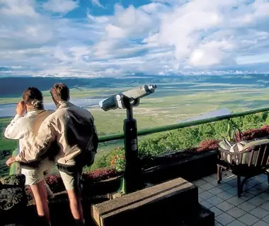 view of the African planes