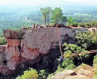 Cote d’Azur, France: Rappelling