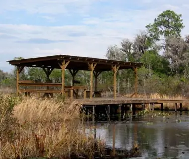 Camping Shelters in Okefenokee National Wildlife Refuge, GA