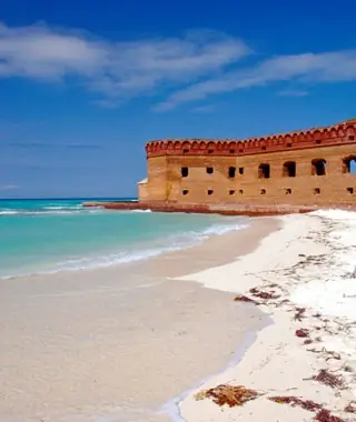 Garden Key Campground at Dry Tortugas National Park in Florida