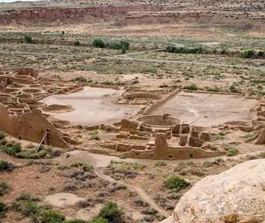 Ancient ruins near Gallo Campground in New Mexico