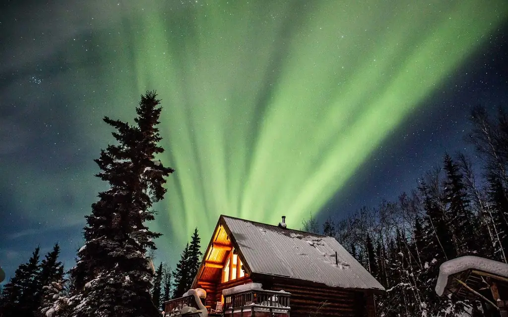 красивый лог-дом-Alaska-COZYAIRBNB1117