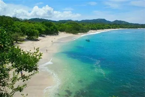 вид на пляж Кончал (playa conchal) в Гуанакасте, Коста-Рика