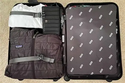 Выездная сумка упакована