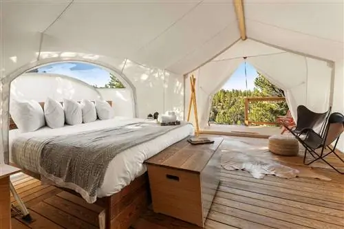 Палатки Under Canvas, люксы, интерьеры и экстерьеры в Брайс-Каньоне