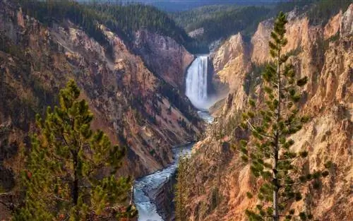 Утренний водопад, Вайоминг
