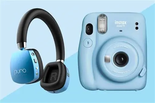 Наушники Puro и камера Instax