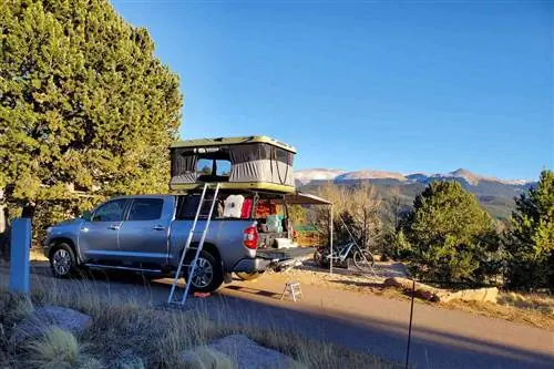 Оборудование для разгрузки грузовиков в кемпинге Mueller State Park