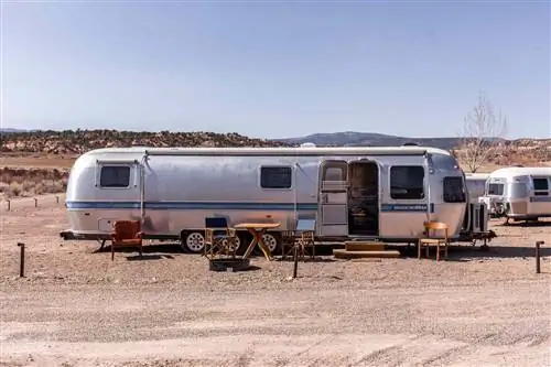 Винтажный трейлер в Yonder Escalante в Юте