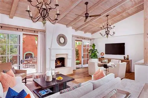 Интерьер виллы в Rancho Valencia Resort and Spa