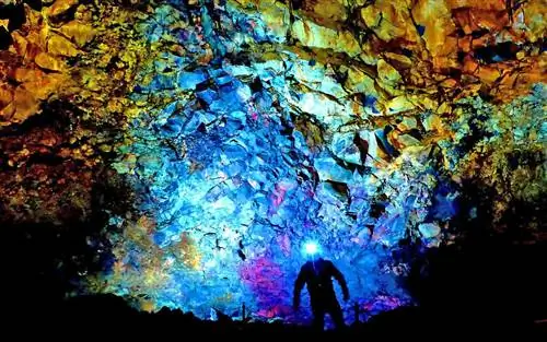 Вулкан Трихнукагигур Исландия