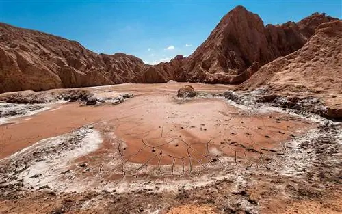 Пустынный Пейзаж Солончаков Атакама Чили