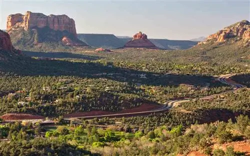 Седона, Аризона, Шоссе, Весна