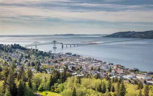 Мост Астория-Меглер, Орегон, Весна