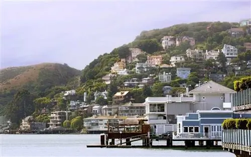 Самые красивые прибрежные города: Саусалито, Калифорния