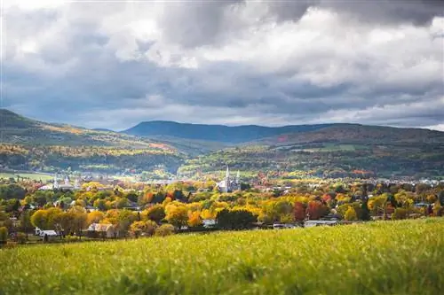 Вид на Бэ-Сен-Поль, Квебек