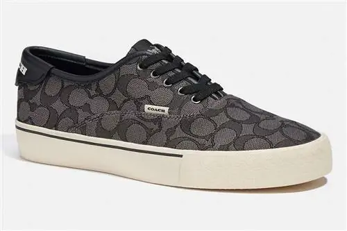 Кроссовки Skate на шнуровке из фирменного жаккарда