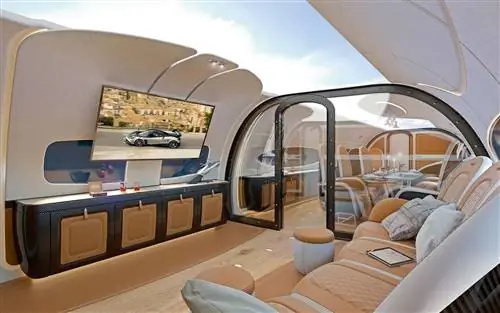 Airbus A319 Кинозал Летающий автомобиль миллиардера