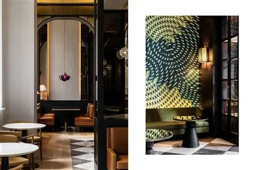 Внутренние помещения Brasserie и McRae Bar в Capella Sydney, роскошном отеле в Австралии