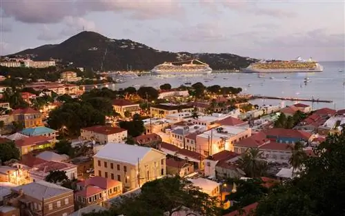 Посещение Виргинских островов США