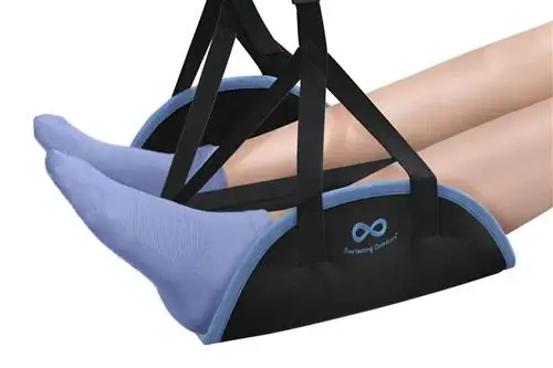 Подставка для ног самолета Everlasting Comfort - эргономичный регулируемый гамак для ног и пятки