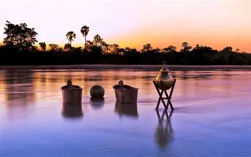 Лагерь Лукала Танзания, Медная ванна