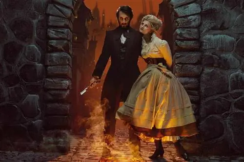 Джош Гробан и Аннали Эшфорд в новой бродвейской постановке «Суини Тодд»